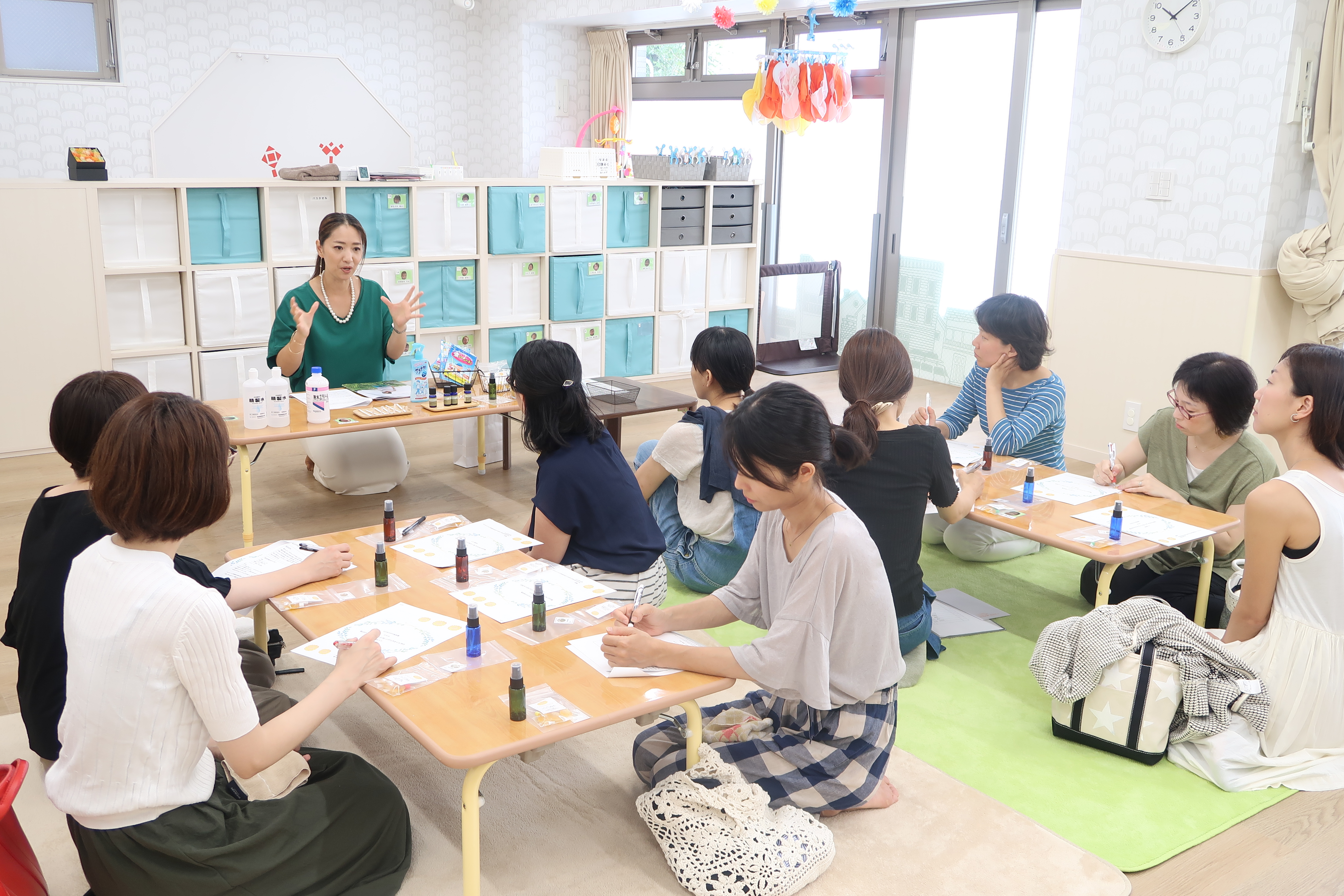 蚊よけアロマスプレーとカレンデュラオイル作り を開催しました 川崎市高津区二子 こころワクワク保育園